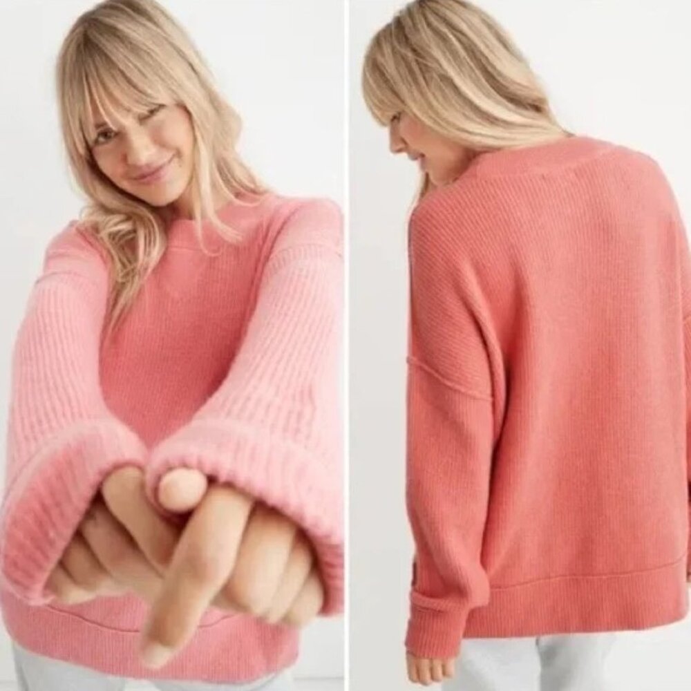 NEW Aerie Oversized Cozyup Ribbed Sweater L
